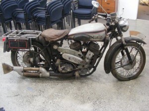 Norton (Enfield) V Twin RH Side