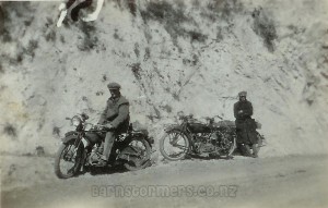 Greta Cutting And a Rare Harley Flat Twin